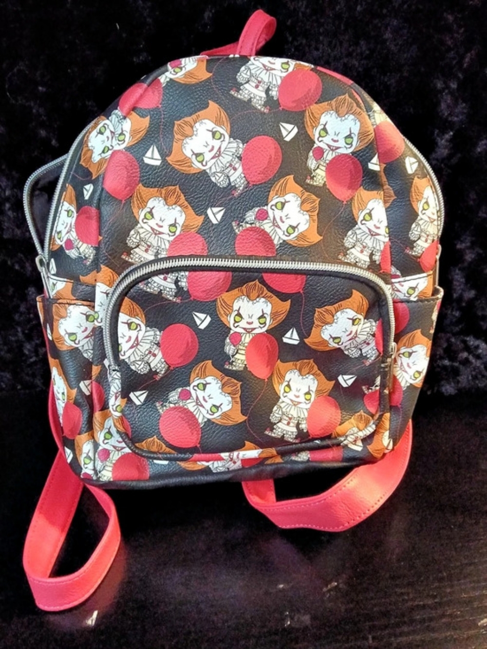 Loungefly Backpack Black & Red